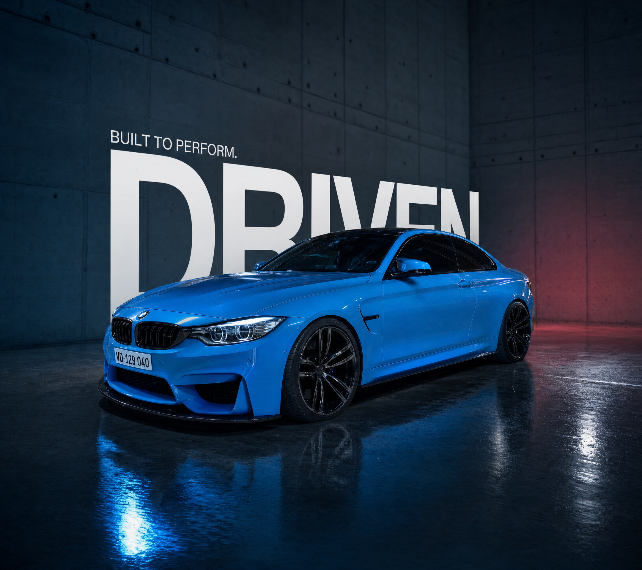 Automotive BMW M4 Driving